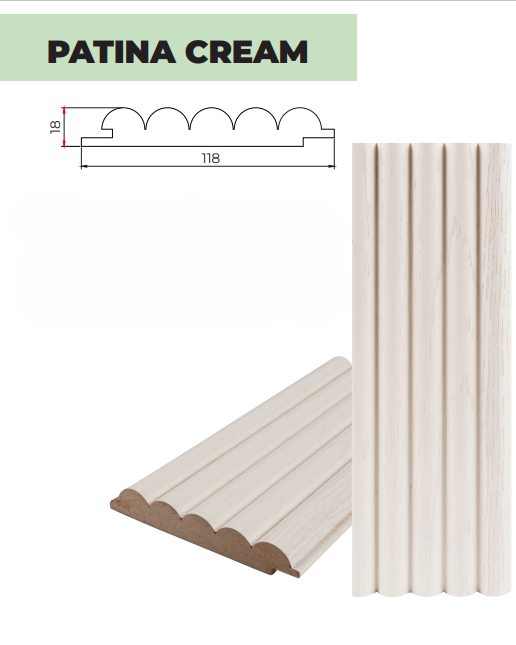 Riflaj Patina Cream 18/118/2800MM