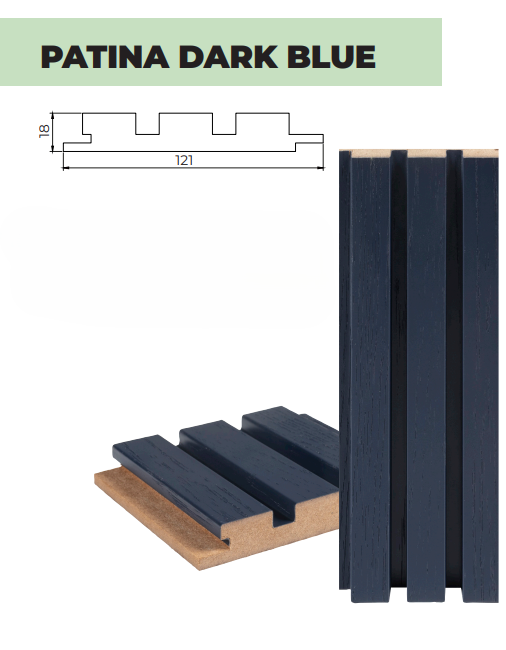 Riflaj Patina Dark Blue 18/121/2800MM