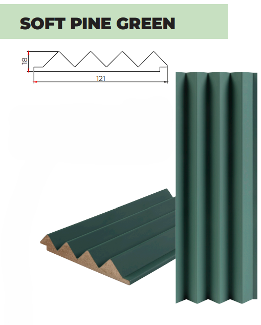 Riflaj Soft Pine Green 18/121/2800MM