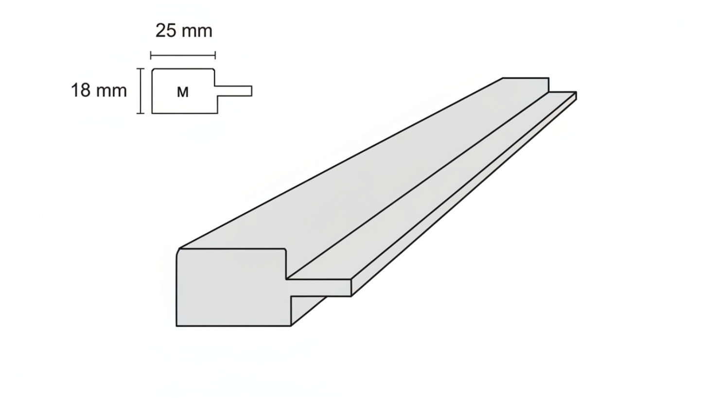 Terminație Stânga Clasic 2800MM